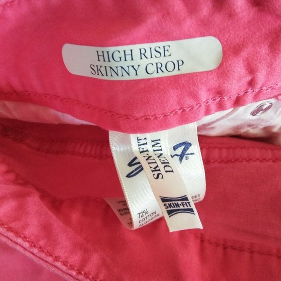 Seven7 High Rise Skinny Crop Stretch Jeans - Picture 4 of 9